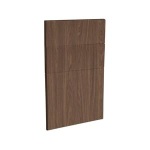 Kaboodle 450mm Walnut Modern Drawer Panels - 3 Pack