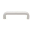 Prestige 20mm White Plastic Flat D Handle - White