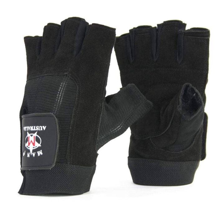 Leather Suede Trainer Gloves-Small