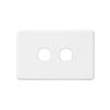 DETA White X6 Grid Double Plate
