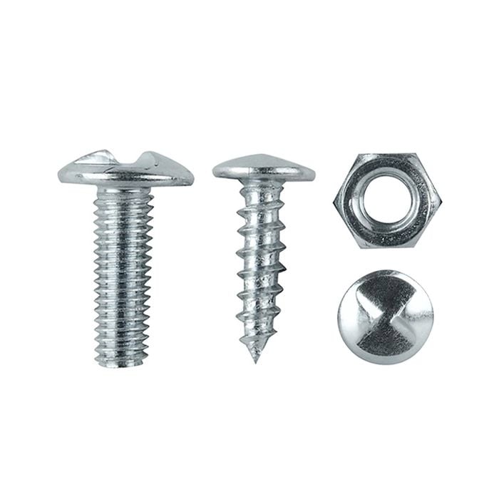 Pinnacle Assorted Anti-Theft Security Number Plate Screws - 22 Pack