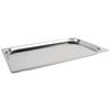 Vogue Stainless Steel Gastronorm Tray 1/1 Heavy Duty Commercial Kitchen Food Storage 530x325x20mm