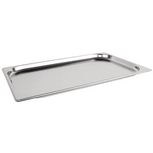 Vogue Stainless Steel Gastronorm Tray 1/1 Heavy Duty Commercial Kitchen Food Storage 530x325x20mm