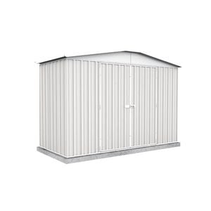 Absco Sheds 3.00mW x 1.44mD x 2.06mH Surfmist Double Door Regent Garden Shed 
