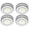 Click LED Puck Lights – 4 Pack
