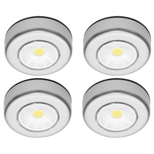 Click LED Puck Lights – 4 Pack