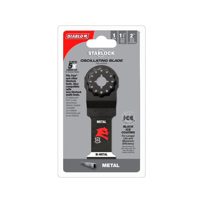 Diablo 32mm Starlock Bi-Metal Multi-Tool Blade for Metal 
