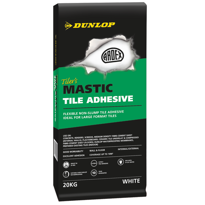 Dunlop 20kg Mastic Tile Adhesive