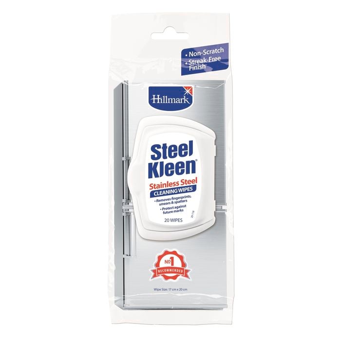 Hillmark SteelKleen Stainless Steel Wipes 20pk