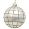 LVD Glass Bauble Tartan Seasonal Christmas Decoration Hanging Home Decor