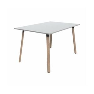 Olg Plantation Bar Leaner 4 Leg Solid Oak Frame White Top L1200mm X W600mm