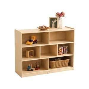 Jooyes 7 Cubby Storage Cabinet Kids Bookcase Organiser - H76cm - 100cm | Bookcase | 76cm