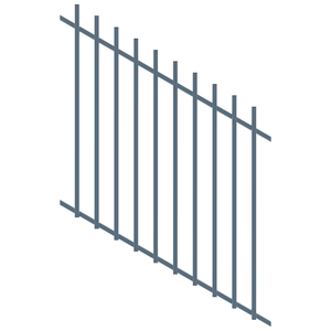 ProtectorAl 350 - 1200 x 1200mm Deep Ocean Raked 16-30º Radiator Pool Fence Panel