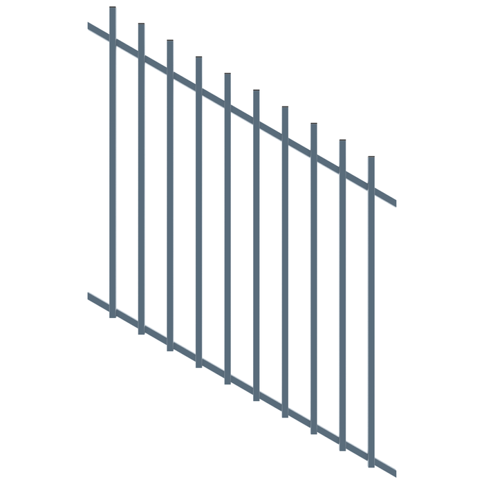 ProtectorAl 350 - 1200 x 1200mm Deep Ocean Raked 16-30º Radiator Pool Fence Panel