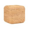 Landon Ottoman Pouf Footrest Stool Square Woven