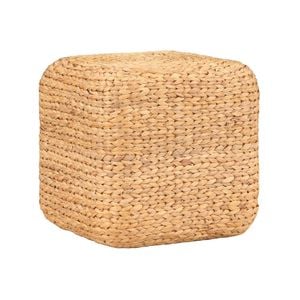 Landon Ottoman Pouf Footrest Stool Square Woven