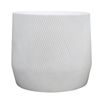 Northcote Pottery 24 x 21cm Areo Drum White Ceramic Indoor Pot
