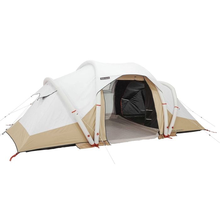 Decathlon | Inflatable Camping Tent - Air Seconds 4.2 F&b - 4 Person - 2 Bedrooms - One Size