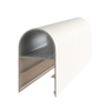 DECO 65 x 40mm Surfmist DecoBatten QuickClick Radius Cover