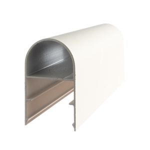 DECO 65 x 40mm Surfmist DecoBatten QuickClick Radius Cover