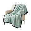 SOGA Mint Green Flannel Polyester Throw Blanket 200x230cm