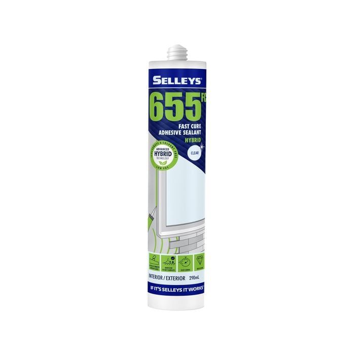 Selleys 290ml Clear 655FC Adhesive Sealant