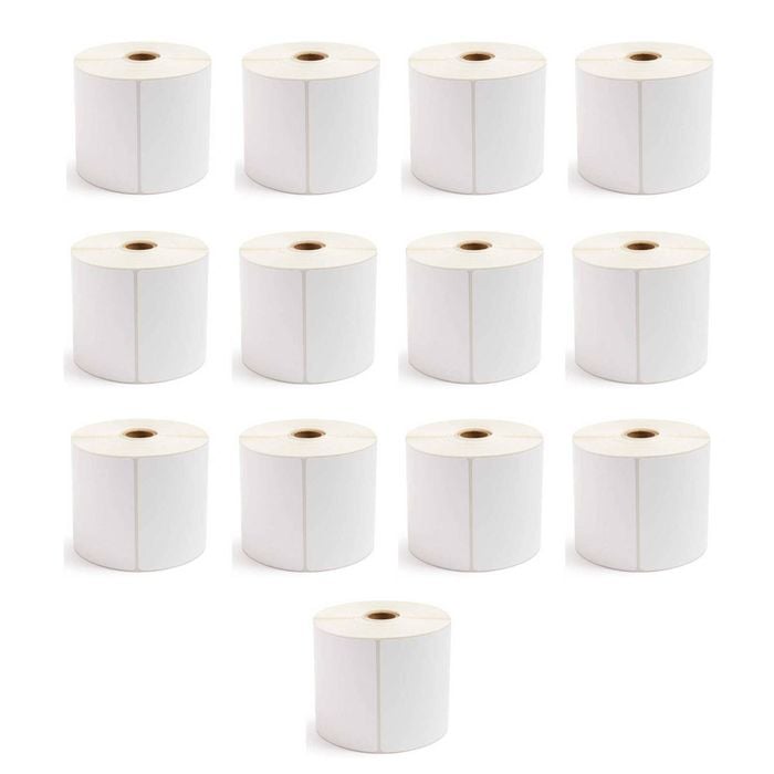 13x Rolls X 400 Label Stickers 102x150mm - Direct Thermal White Shipping Labels