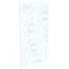 ProtectorAl 300-1200w x 1201-2400h Gloss White/Satin White Sunburst Unframed Composite Deco Panel