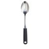 Mastercraft Soft Grip 34cm Stainless Steel Slotted Spoon - Black