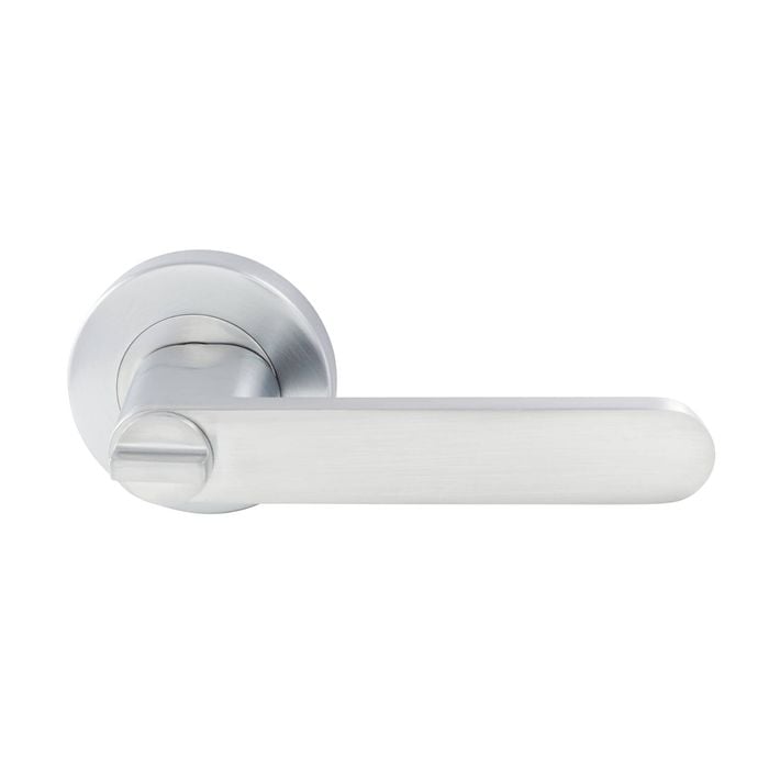 Lemaar 65mm Satin Chrome Almeri Entrance Set 22400SC