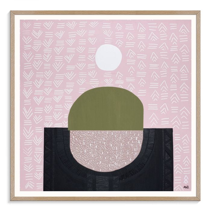 Artist Lane "Fertile Australia  " by Ani Ipradjian - 61x61cm Timber Framed Print