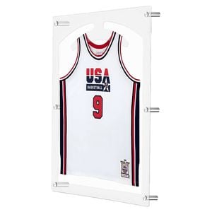 Acrylic Sports Jersey Frame Wall Mounted 3D Design Shirt Display Case