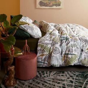 Bedding House King Green Primeval Green Cotton Quilt Cover Set