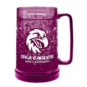 NRL Colour Freeze Mug - Manly Sea Eagles - 500ML - Gel Freeze Drink