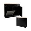Costway Kitchen Cabinet w/Trash Bin Drawers 100x33.5x90.5cm
