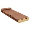 Artiss Folding Kraft Paper Bed Frame With Mattress And Pillow 300kg Capacity 200x60cm
