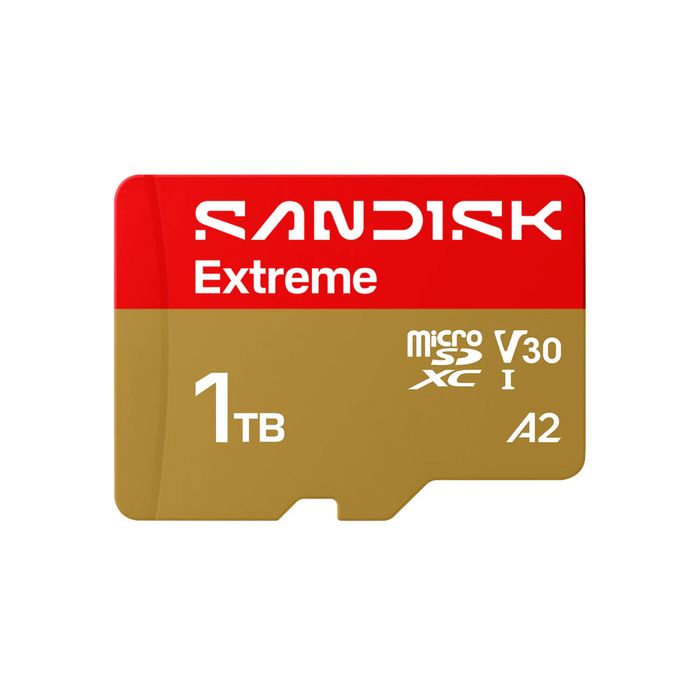 SanDisk 1TB Extreme microSDHC UHS-I Memory Card - Up to 160MB/s, C10, U3, V30, 4K, A2, Micro SD