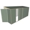 Build-a-Shed 1.5 x 4.5 x 2m Single Sliding Side Door Skillion Shed - Green