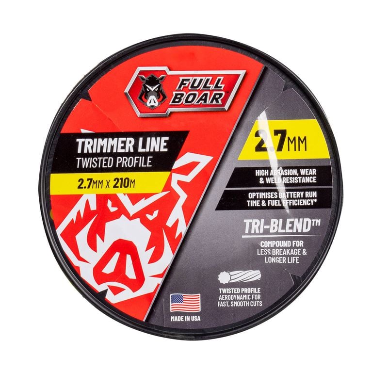 Full Boar 2.7mm x 210m Twisted Profile Trimmer Line