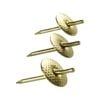 Everhang 24kg Brass Plated Heavy-Duty Picture Hanging Simplicity Hook - 3 Pack