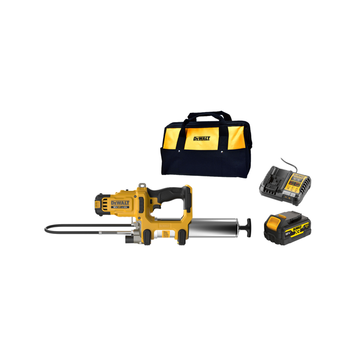 DEWALT 18V XR 2 Speed Grease Gun Kit - DCGG581P1G-XE