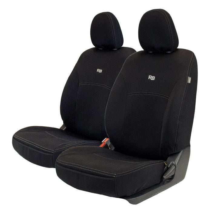 Razorback 4x4 GP4 Standard Neoprene 2x Front Seat Covers Suitable for a Mitsubishi Triton MQ (NOT EXCEED)