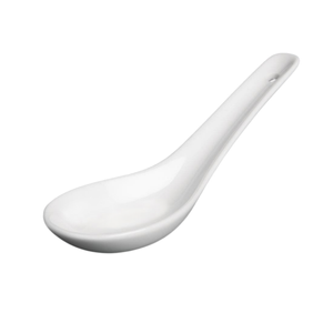 Olympia Rice Spoons Whiteware 24 Pack 130mm Ceramic Catering Kitchenware