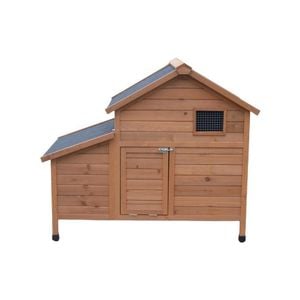 Yes4pets Brown Chicken Coop Rabbit Hutch Cat Cage Hen Chook House