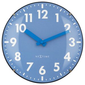 Nextime Duomo Analogue 20cm Mini Table Clock - Blue
