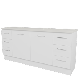 New England Joinery 1800mm King Regal Top Floor Standing Vanity