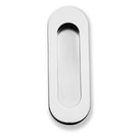 Lemaar 120 x 40mm Satin Stainless Steel Radius Oval Flush Pull
