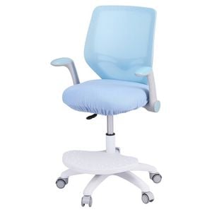 Keezi Kids Ergonomic Study Chair Adjustable with Wheels Blue