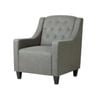 Canberra Grey Fabric ArmChair & FootStool Set