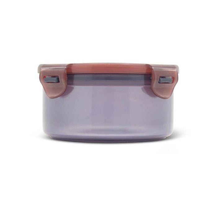 Locknlock 600ml Eco Round Airtight Snack/Food Container Travel/Pantry Set Short